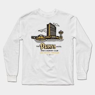 Vintage the Dunes Hotel and Country Club Las Vegas Long Sleeve T-Shirt